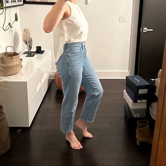 ANTHROPOLOGIE CLOTH & STONE Side Button Scallop tank Sz.M - Picture 3 of 10